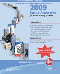 Rheem Water Heater Parts Guide Pdf Free Download
