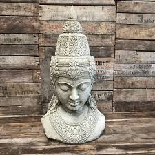 Stoneware Buddha Head Trading Boundaries
