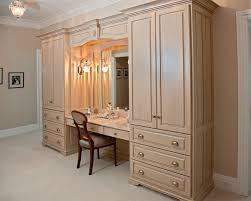 bedroom cabinet with makeup mirror