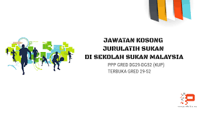 Published on jan 21, 2019. Jawatan Kosong Jurulatih Sukan Di Sekolah Sukan Malaysia Pendidik2u