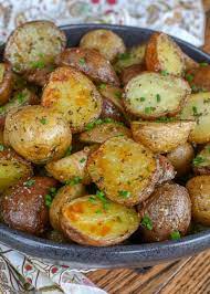 rosemary roasted potatoes barefeet in