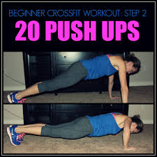 beginner crossfit workout step 2 push