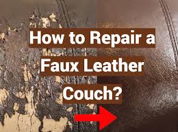 how to repair a faux leather couch