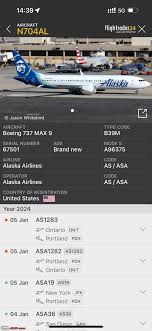 alaska airlines boeing 737 9 max mid