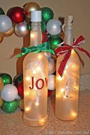 Frosted Luminary Wine Bottles That S