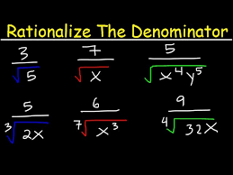 Rationalize The Denominator And
