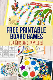 These printable math board games are a set of 4 games that include addition, subtraction, multiplication and division. Free Printable Board Games For Kids Views From A Step Stool