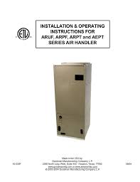 Goodman Mfg Arpf Air Conditioner User Manual Manualzz Com