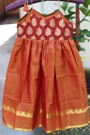 Handmade Indian Baby Girl Toddler Dress Lehenga Brocade