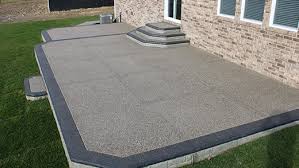 Stamped And Exposed Aggregate Concrete