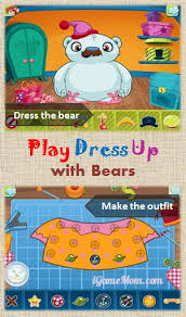 play dress up games with lovely bears