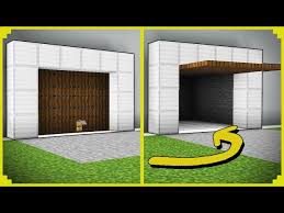 how to make a garage door in minecraft