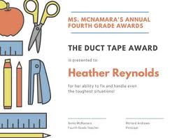 Free End Of The Year Award Certificates