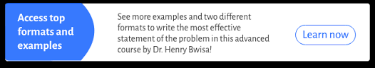 A thesis statement is a sentence or two in the middle or the end of your essay introduction. The Basics Of Writing A Statement Of The Problem For Your Research Proposal Editage Insights