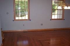 wood floors changing direction