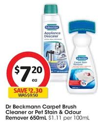dr beckmann carpet brush cleaner or pet