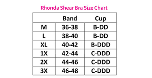 Rhonda Shear Seamless Bra With Lace Overlay Support Plus