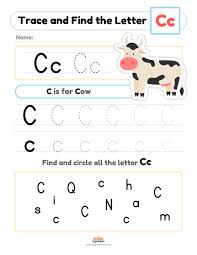 letter c worksheets c tracing and