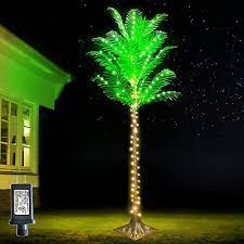 7ft Led Lighted Palm Trees For Outside