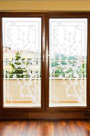 Japanese Plum Screen Frosted Glass