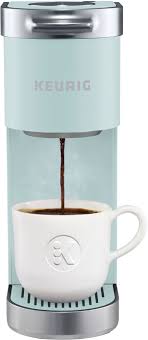 k cup pod coffee maker misty green