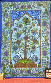 temple tree of life tapestry wall
