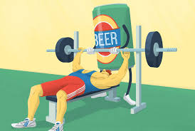 drink beer after workout or exercise