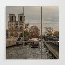 Notre Dame De Paris Wood Wall Art By