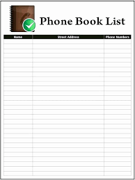 Printable Phone Book Template Elegant Free Printable Address Book