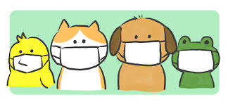 マスクをしている動物の無料イラスト♪ | 無料壁紙・商用利用可の画像素材ならfotoma（フォトマ）