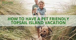 pet friendly topsail island beach vacation