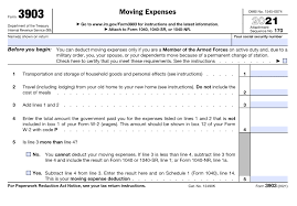 moving expense deductions