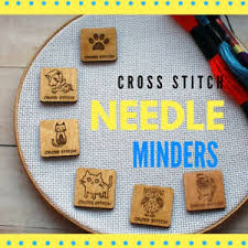 Details About Needle Minder Cross Stitch Pattern Holder Embroidery Cat Unicorn Keeper Magnetic