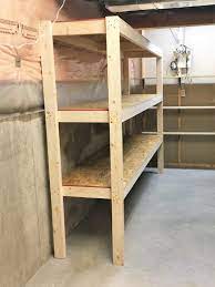 Wood Storage Shelves