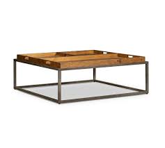 Our selection includes wood, metal and glass side tables that match any style. Alegro 44 Square Tray Coffee Table Pottery Barn