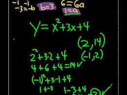 write quadratic equation in standard