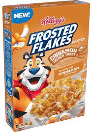 frosted flakes cereal