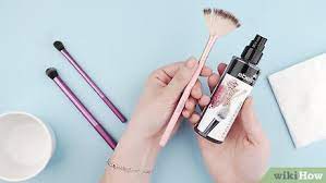 to clean makeup brushes using olive oil