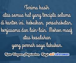 Tapi, bagi kami, perpisahan kali ini begitu membuat sedih. Kumpulan Kata Ucapan Perpisahan Kerja Operator Sekolah