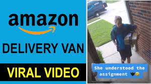 TikTok Amazon Delivery Van Woman Video ...