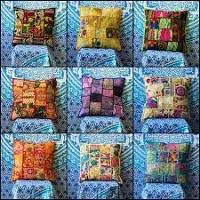 indian ethnic pillow covers turquoise