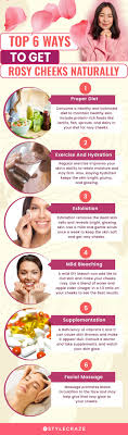 how to get rosy cheeks naturally
