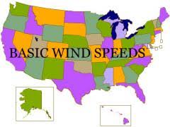 Misc Building Codes Basic Wind Speed Chart Ground Snow