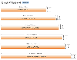 Wristband Sizes Reliable Bands