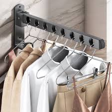 Wall Mounted Clothes Hanger Rack