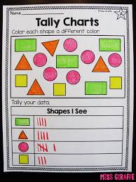 Miss Giraffes Class Graphing And Data Analysis In First Grade