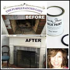 paint your fireplace mantle or