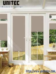 Decorate Doors With Roller Blinds