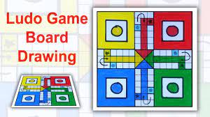 Easy ludo game drawing/how to draw ludo step by step. How To Draw Ludo Game Ludo Board Making On Paper Youtube