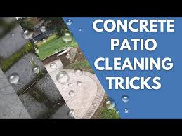 Concrete Patio Cleaning Tricks How To